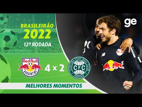 Gols e lances de Red Bull Bragantino x Coritiba