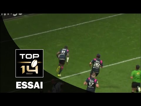 TOP 14 – Paris – Agen : 28-26 Essai 2 Djibril CAMARA (PAR) – J25 – Saison 2015-2016