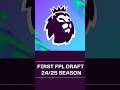 Fantasy Premier League 24/25 Season - First Draft Team Reveal! #shorts #fpl