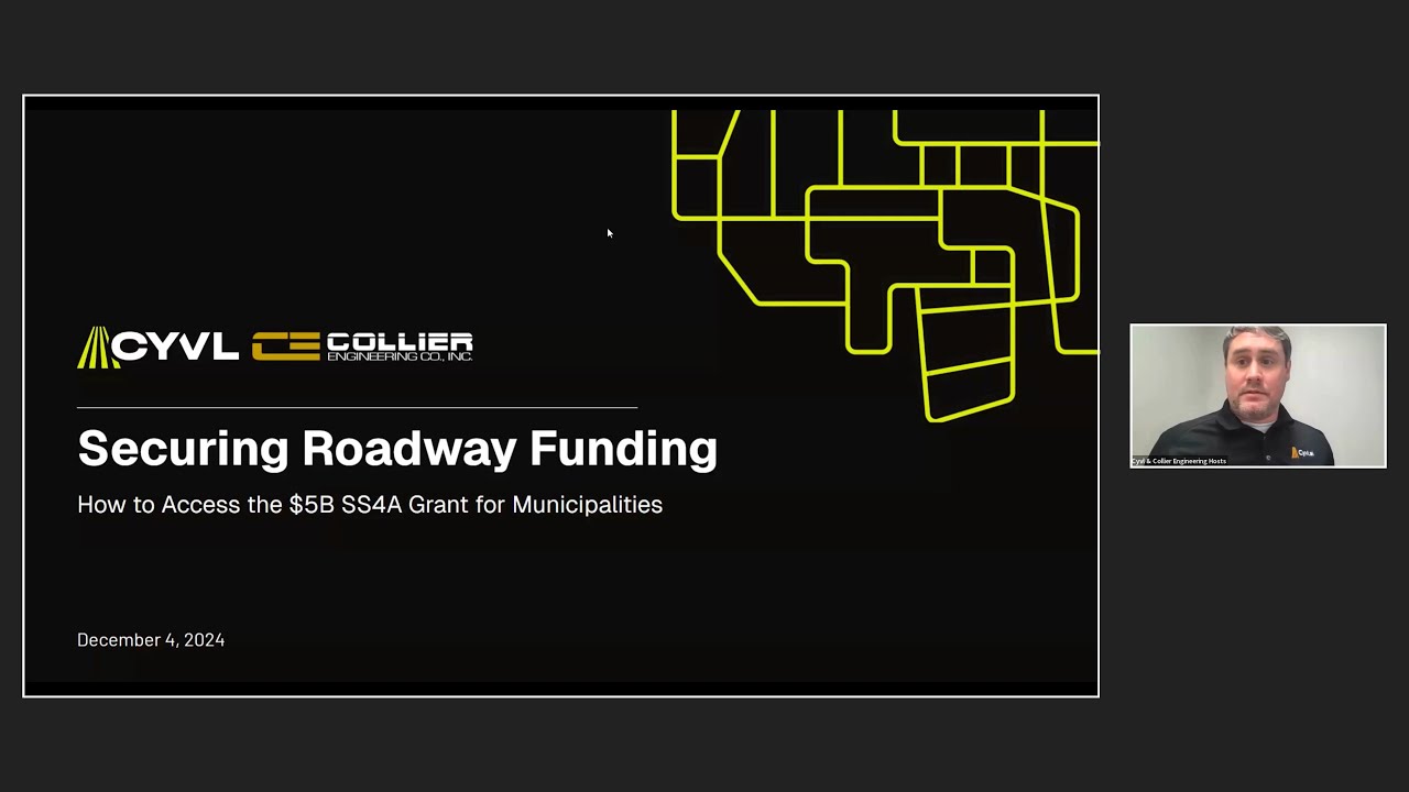 Securing Roadway Funding How to Access the $5B SS4A Grant for Municipalities Webinar Recording