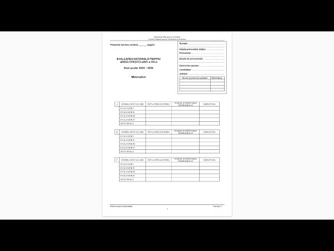 Rezolvarea subiectului de Evaluare Nationala 2025 - Matematica