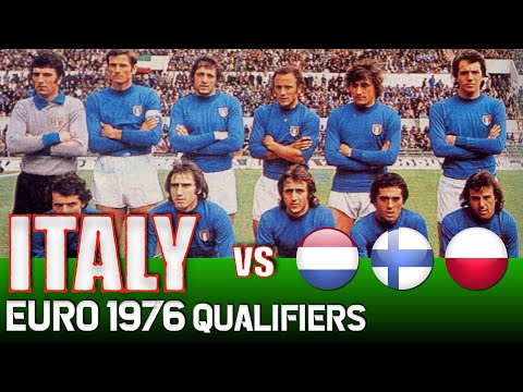ITALY 🇮🇹 Euro 1976 Qualification All Matches Highlights | Road to Yugoslavia