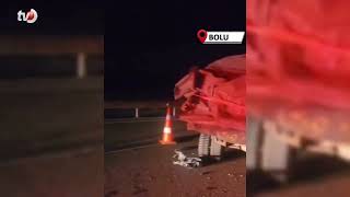 Bolu’da Traktörle Hafif Ticari Araç Çarpıştı 5 Yaralı