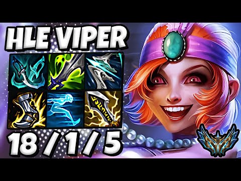 Jinx vs Xayah ADC [ HLE Viper ] Korea Challenger ✅