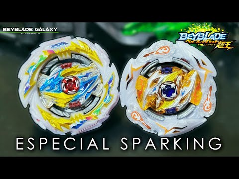 TEMPEST DRAGON .Cm 1A vs GLIDE RAGNARUK .Wh.R 1S (Especial Sparking) - Beyblade Burst