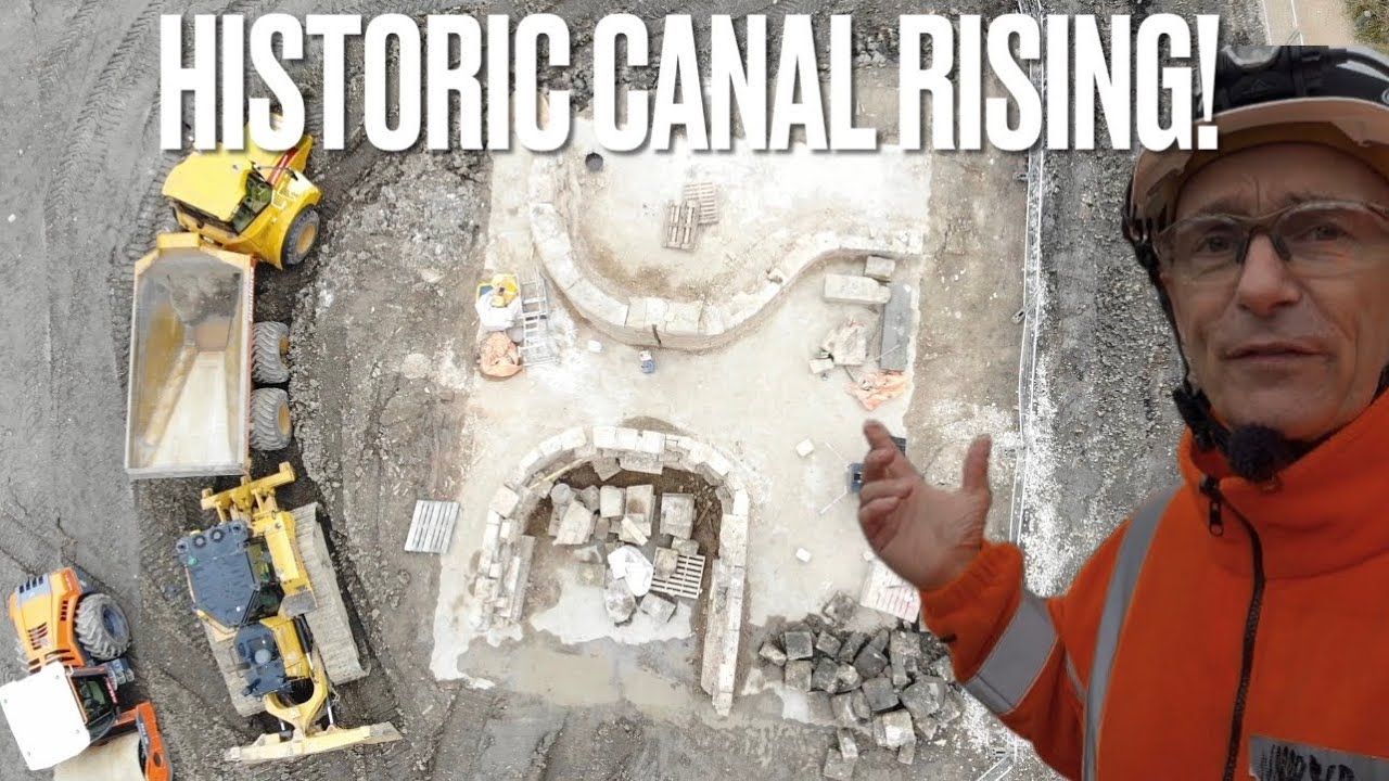 Historic Canal Rises #canal #construction #restoration 