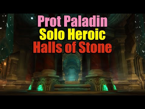 Solo Heroic Halls of Stone Prot Paladin POV - WotLK Classic