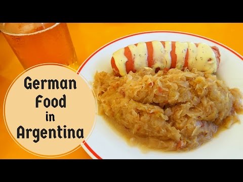 Eating German Cuisine in Argentina