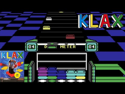 Klax on Commodore 64 | Atari's Forgotten Tetris Killer