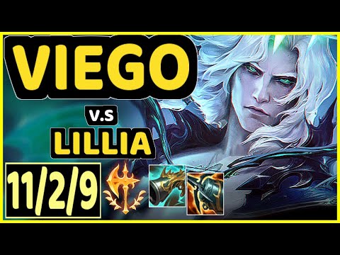 VIEGO vs LILLIA - 11/2/9 KDA JUNGLE GAMEPLAY - EUW Ranked MASTER