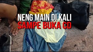 Download lagu NENG MAIN AIR DI KALI SAMPAI BASAH DALEMAN || LIHAT AIR SUNGAI YANG BERSIH JADI PENGIN MANDI mp3