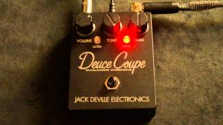 Video thumbnail for Jack Deville Electronics Deuce Coupe Overdrive Demo by David Fisher (tibbon)