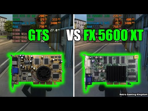 GeForce2 GTS vs GeForce FX 5600 XT - Test In 8 Games (Capture Card)