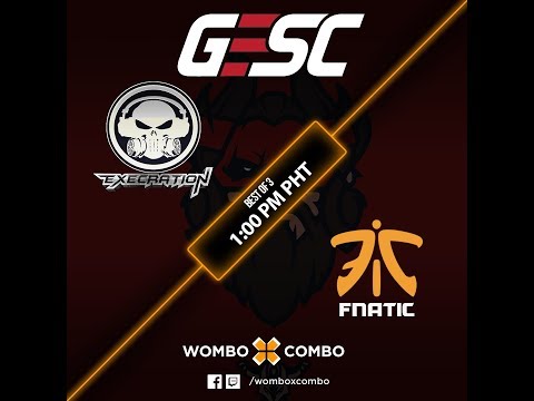 Execration vs Fnatic Game 1 (BO3) GESC Sea Qualifiers