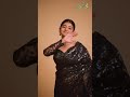 Gabriella New Trending Videoshoot In Black Saree Glam Video 2k Kids Favourite Actress