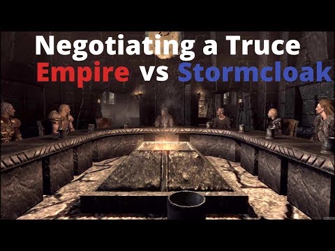 Negotiating a Truce (Stormcloaks VS Imperials - The Elder Scrolls V)