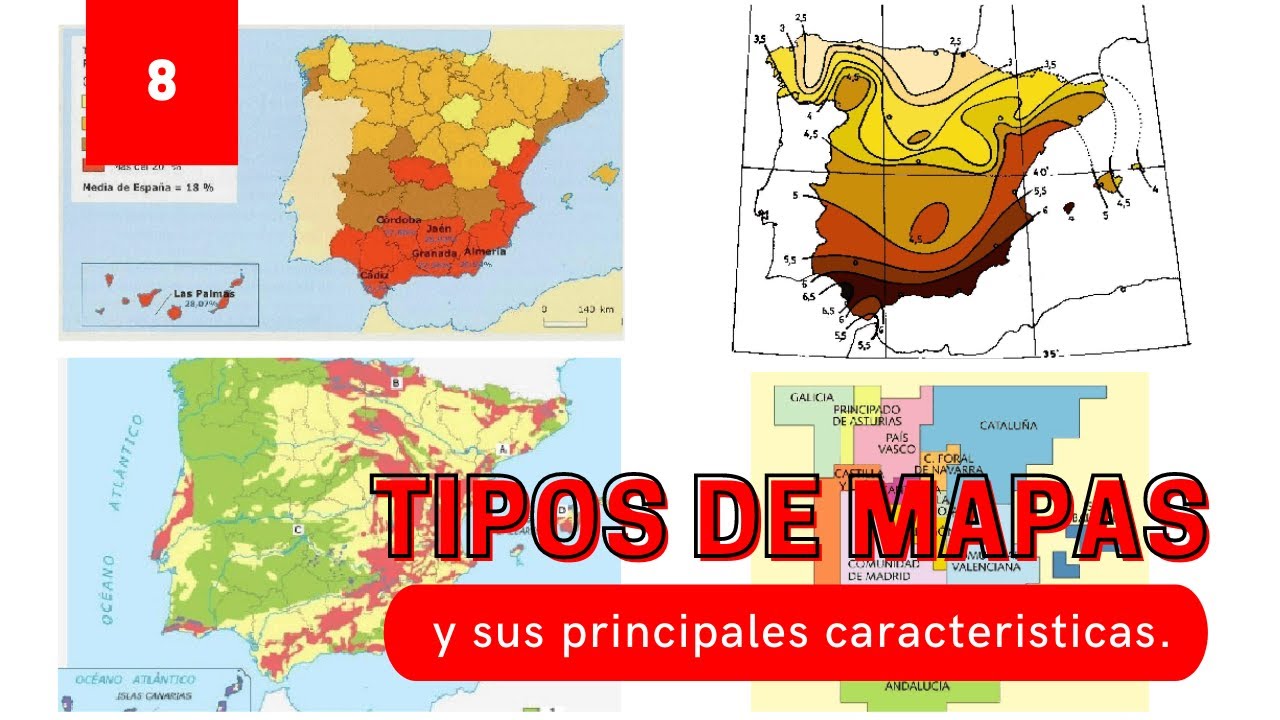 8 TIPOS DE MAPAS Y SUS CARACTERISTICAS