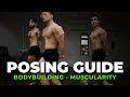 POSING GUIDE PART 3: BODYBUILDING (MUSCULARITY)