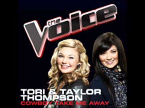 The Voice - Tori and Taylor Thompson - Cowboy Take Me Away(Studio Recording)