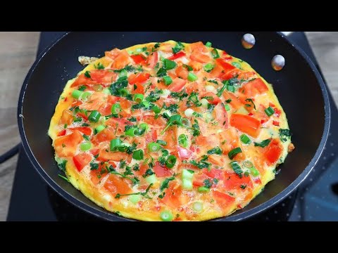 Ultimate Omelette Recipe Simple, with ONLY 3 ingredients! 😋 Cheap, fast and incredibly DELICIOUS!
