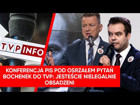 Konferencja. Bochenek do TVP: Jesteście nielegalnie obsadzeni