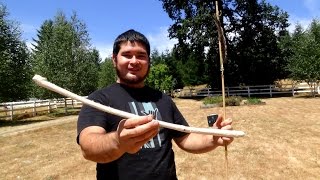 Overview - How to Make a Primitive Survival Atlatl and Dart with Found Materials and Stone Tools
