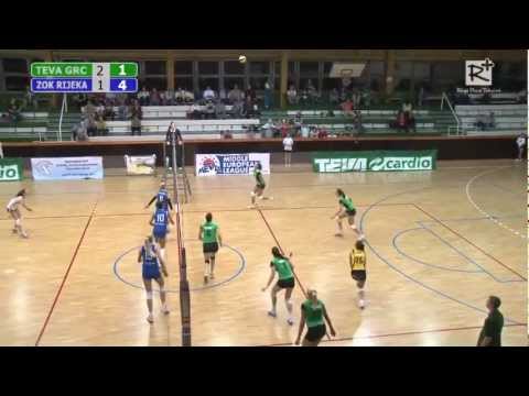 TEVA GRC - ZOK RIJEKA női röplabda mérkőzés (2012.10.19.)