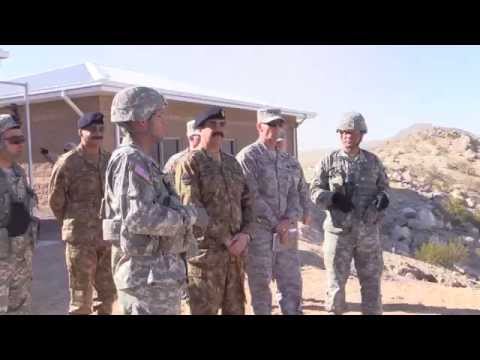 General Raheel Sharif, head of Pakistani army, visits National Training Center, Calif.