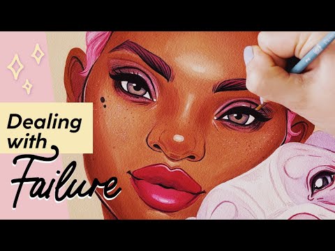 My Full Painting Process from Start to Finish - Acrylic Gouache