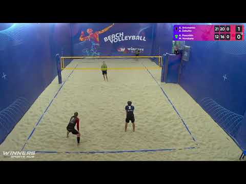 14:00 A. Antonenko / A. Zabuha - A. Pasazhin / M. Horobets 12.08.2022 | Winners Beach Volleyball