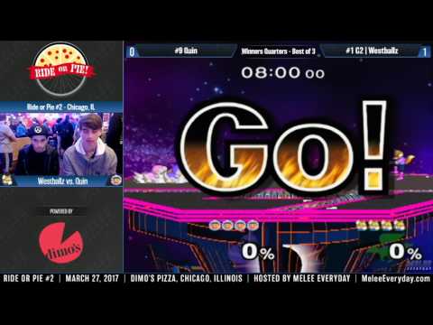Ride or Pie 2 - G2 | Westballz (Fox) vs. Quin (Ice Climbers) - SSBM - Winners Quarters