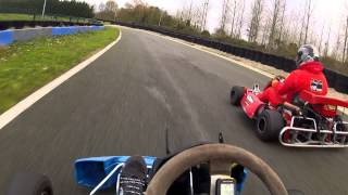 preview picture of video 'Karting 4T squale GX160X2 preparer a bucy-le-long 01/12/2013'