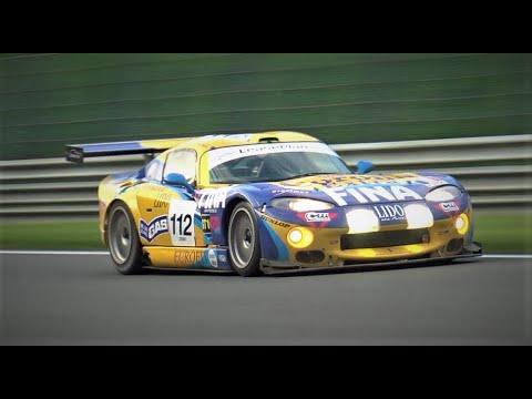 Viper GTS-R Belmondo Racing Livery on Spa Classic : V10 Sound + Onboard Race 2 ERL ! [HD]