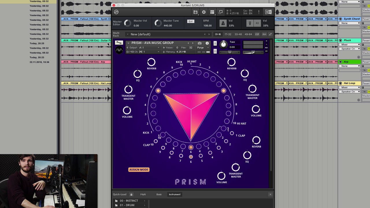 PRISM | Modern Pop Drums - Kontakt Walkthrough