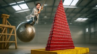 ШАР ИЗ ФОЛЬГИ VS ПИРАМИДА ИЗ 1000 БАНОК КОЛЫ
