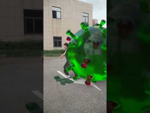 Giant Corona virus 😱😱😮😲 3d animation | future technology imagination