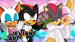 SHADOUGE WEDDING! - Shadow & Rouge Vs Deviantart