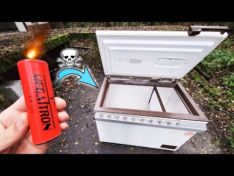 Wie viele BÖLLER ÜBERLEBT ein GEFRIERSCHRANK (bis zum bitteren ENDE!)