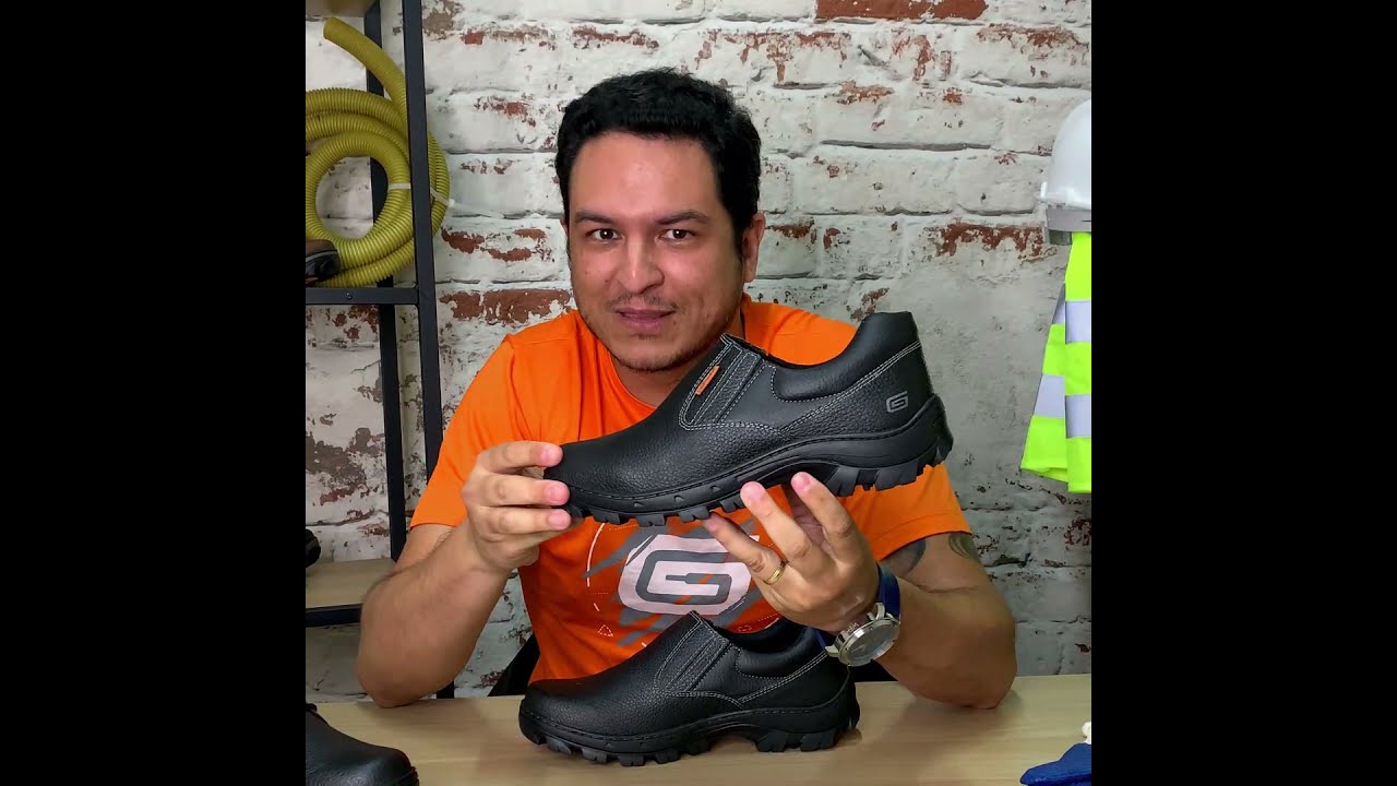Bota Segurança EPI CA Gogowear Couro ref RP2020 Cano Baixo cor Preto