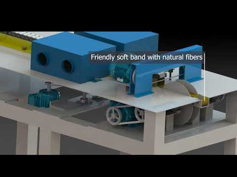 Automatic biodegradable sponge milling machine