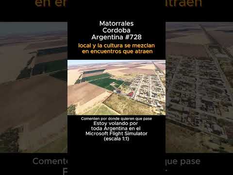 Matorrales, Cordoba desde el Microsoft Flight Simulator #matorrales #cordoba #msfs #joaha45