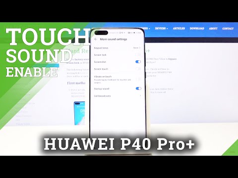 How to Activate Touch Sounds in HUAWEI P40 Pro+ - Keyboard Settings