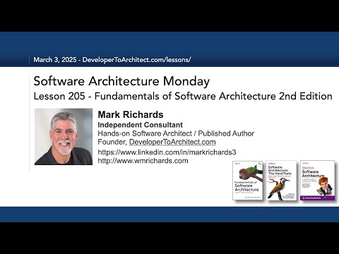 Lesson 205 - Fundamentals of Software Architecture 2nd Edition