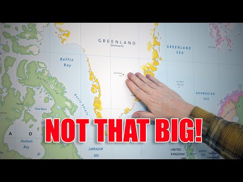 Why Greenland Looks Massive (It's Not)
