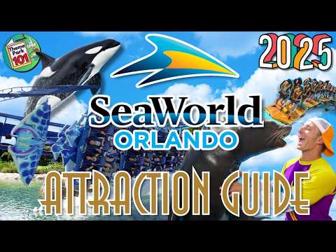 SeaWorld Orlando RIDES & ATTRACTIONS - 2025 - Theme Park, Zoo & Aquarium in Florida