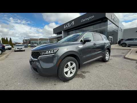 2021 Kia Sorento in Gray for sale at Clarington Kia in Bowmanville, ON