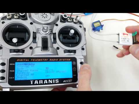 How to bind FrSky V8R7-II to Taranis X9D