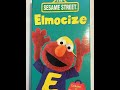 Opening Closing To Sesame Street Elmocize 1996 VHS