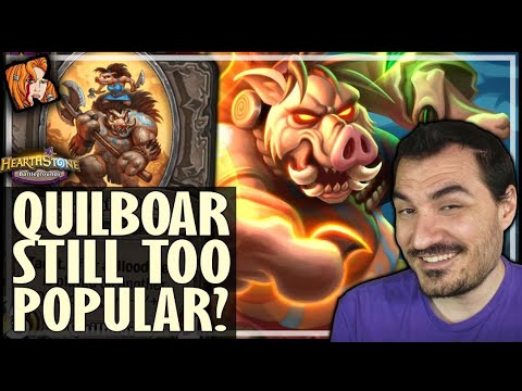 QUILBOARS ARE STILL TOO POPULAR! - Hearthstone Battlegrounds