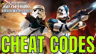 All Cheat Codes for Star Wars Battlefront Classic Collection